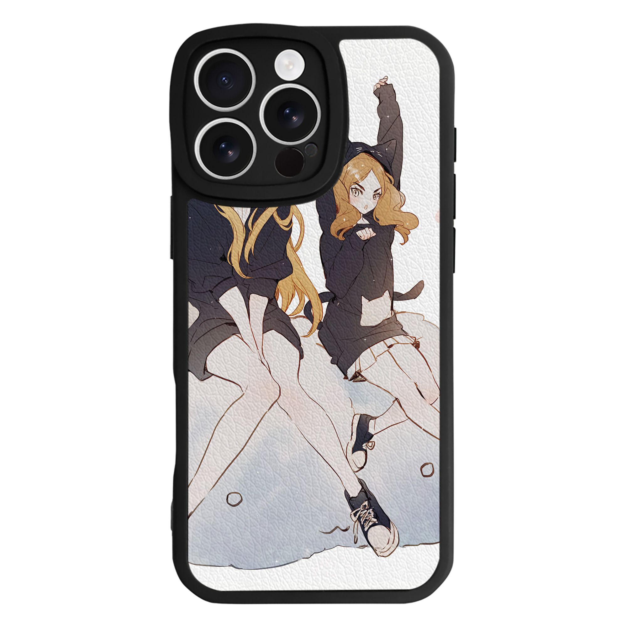 （画像用） ハイキュー!! Haikyu!! 【iPhone 16シリーズ対応】シリコンスマホケース（レザー調） 材質：シリコン